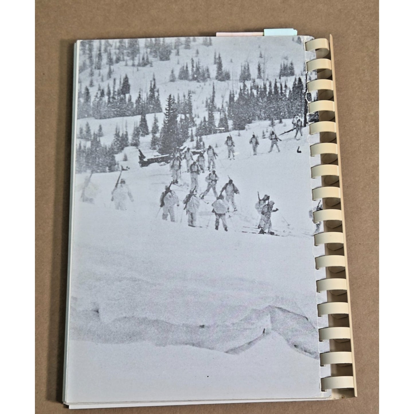 Vintage 10th Mountain Division "Chowdown with the Tenth" Cookbook WWII- Rare!