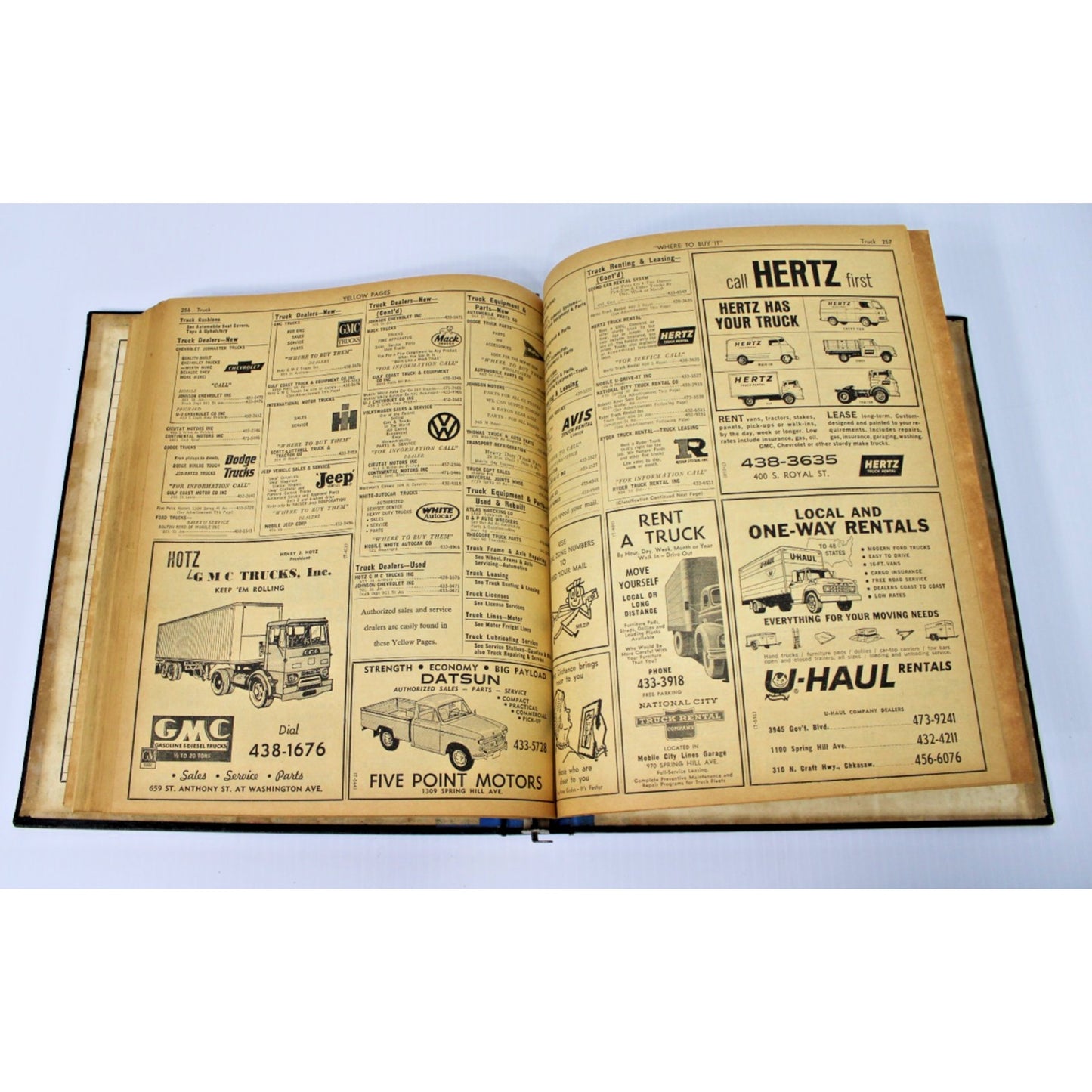 Vintage Mobile, Alabama 1964 Telephone Directory, Daphne, Fairhope, Chickasaw