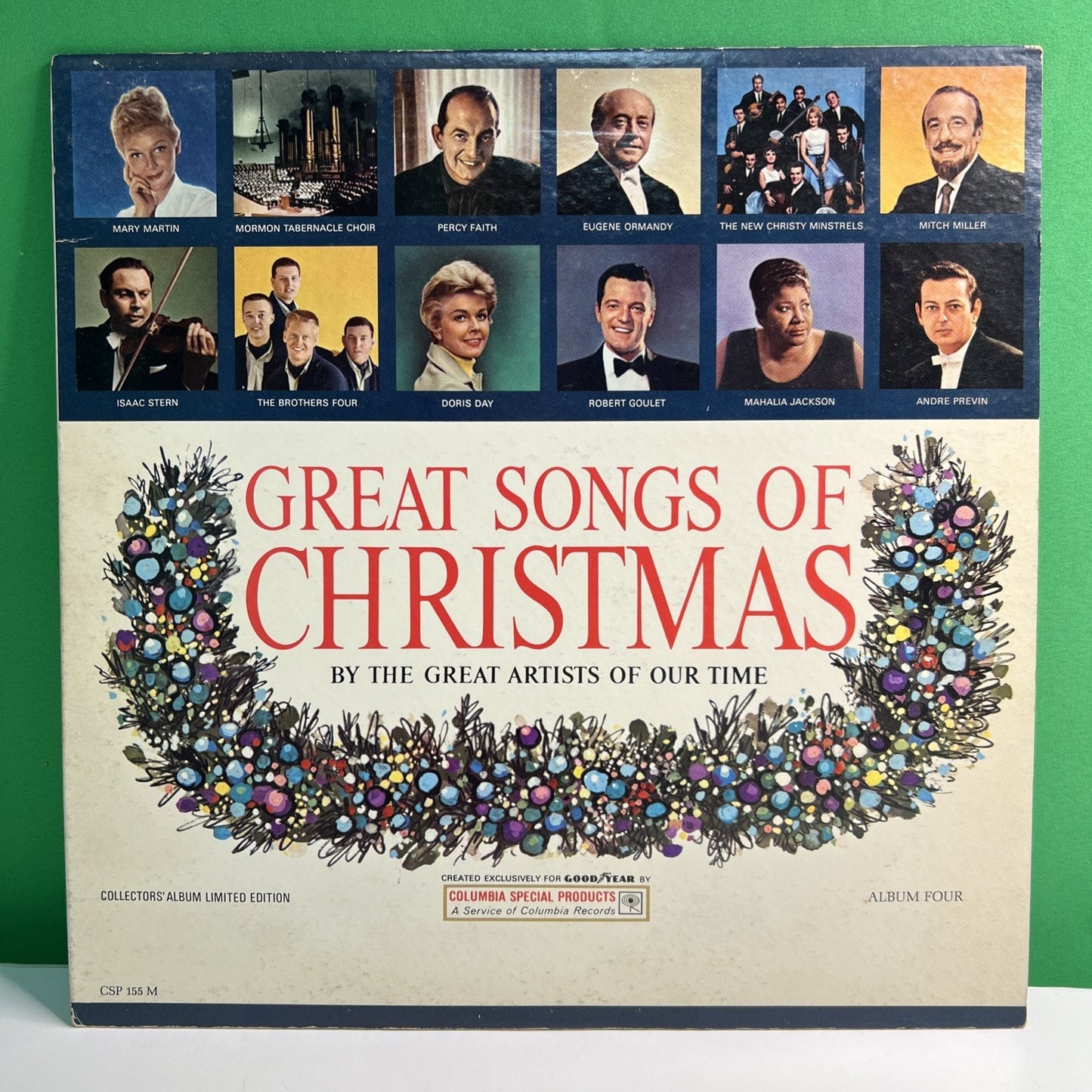 Great Songs of Christmas by the Great Artists of Our Time Album Four LP Vinyl