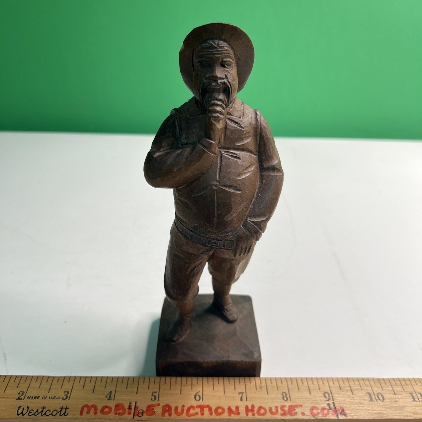 8” Hand Carved Wooden Sancho Panza Don Quixote's Side Kick by OURO of Spain