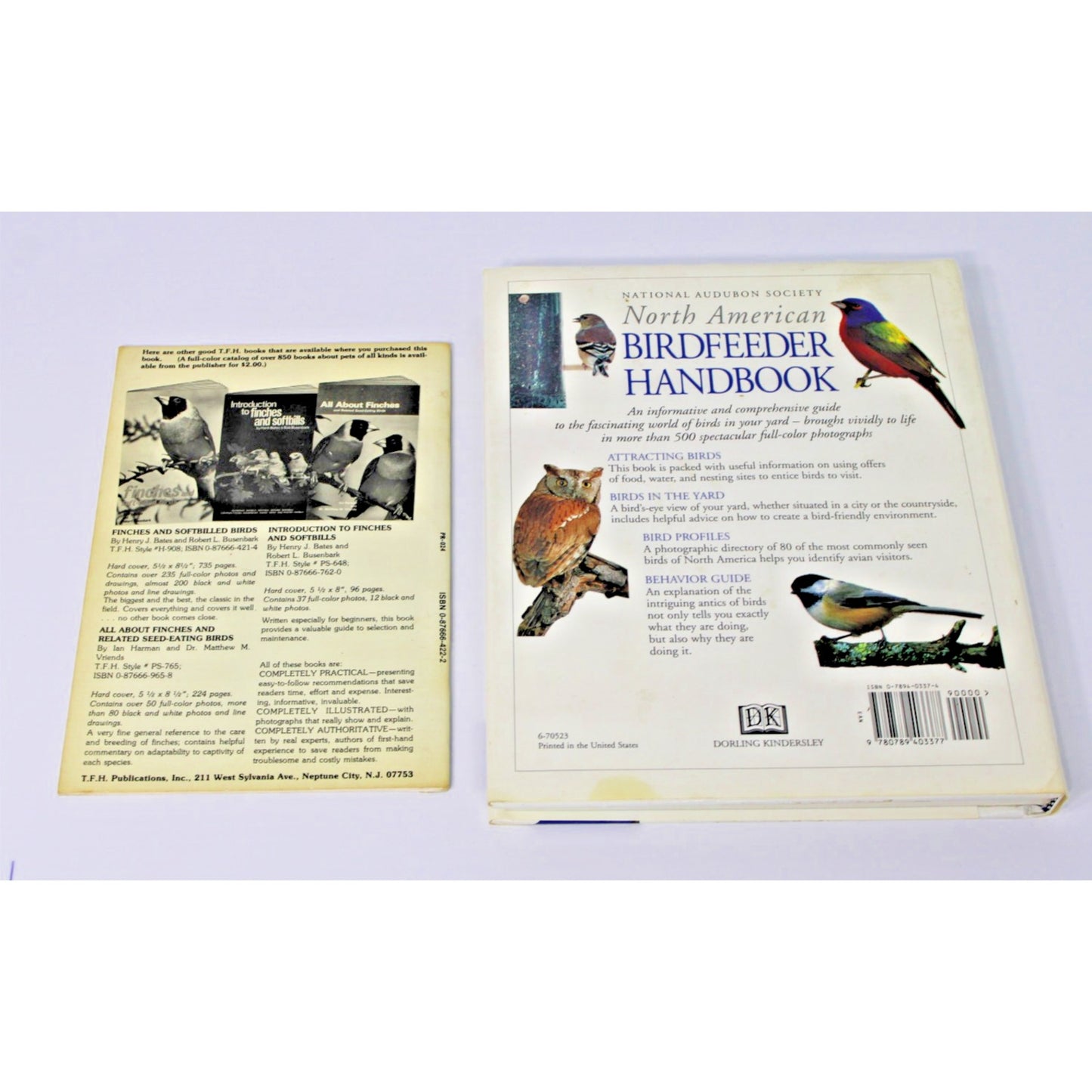 VTG Audobon Society: North American Birdfeeder Handbook and Finches...In Color!