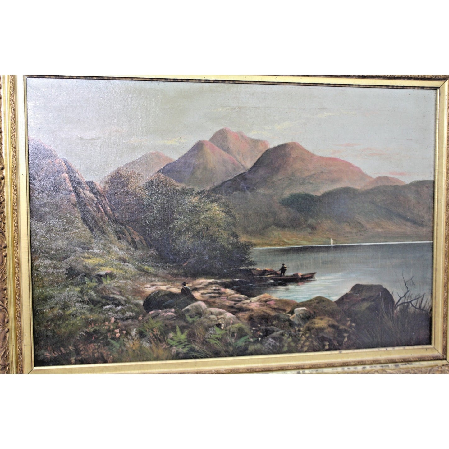 "Mississippi Valley" 19th Century Landscape Oil Painting- Henry Thomas Dawson