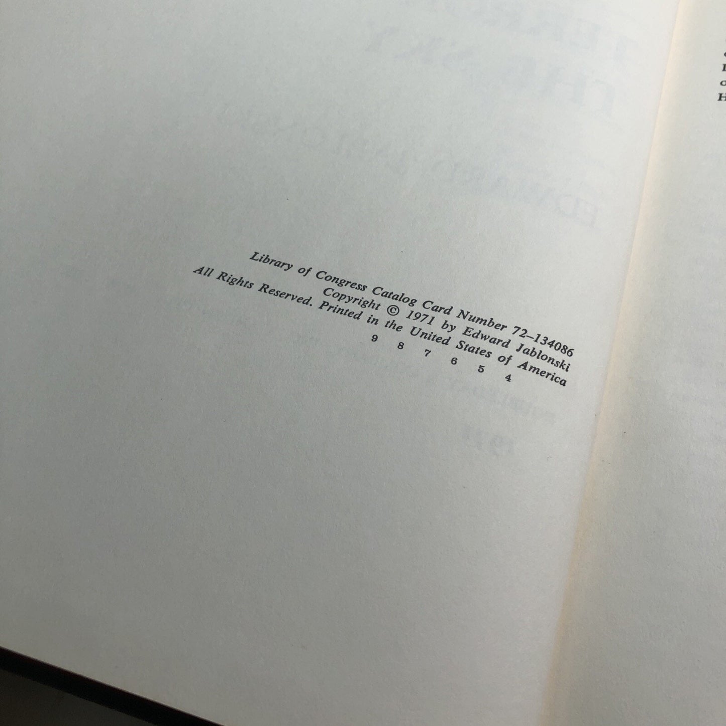 Airwar Vol 1 Terror From the Sky by Edward Jablonski 1971 HARDCOVER DUST JACKET