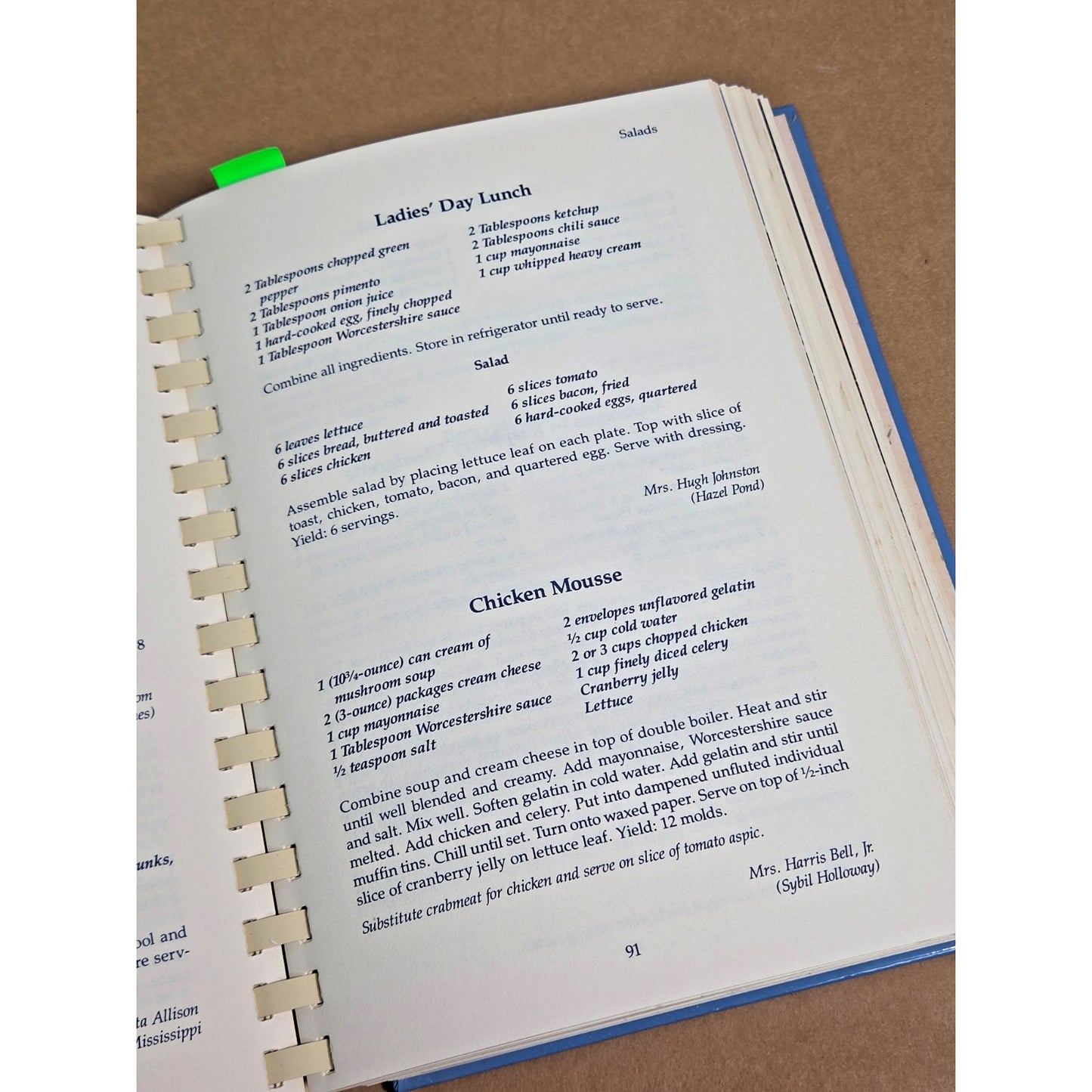 Vintage Vicksburg Cookbook 1986 2nd Printing Junior Auxiliary MS Southern Recipe