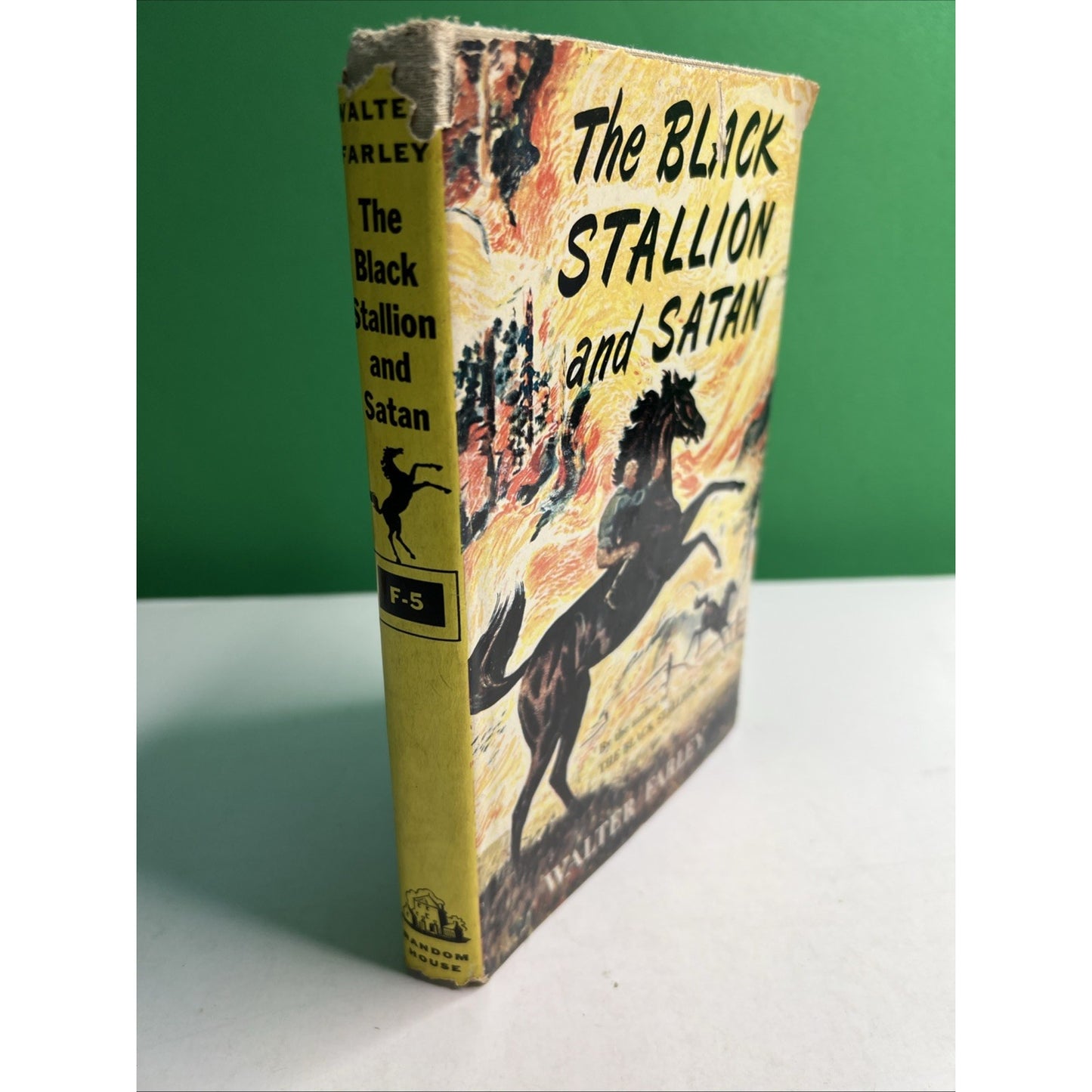 "The Black Stallion and Satan" by Walter Farley (1949) HC DJ 11th Printing