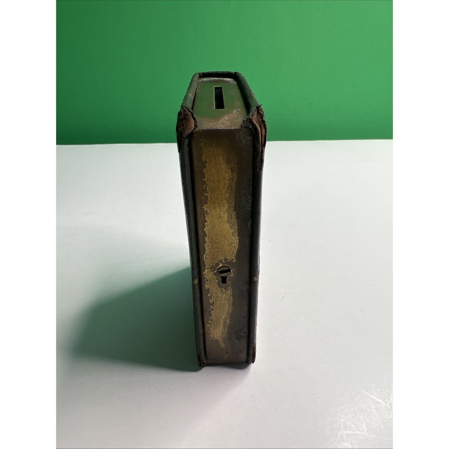 Merchants Bank Mobile Alabama Metal Still Bank Safe No Key Advertising AL