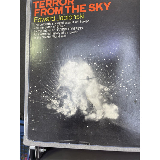 Airwar Vol 1 Terror From the Sky by Edward Jablonski 1971 HARDCOVER DUST JACKET