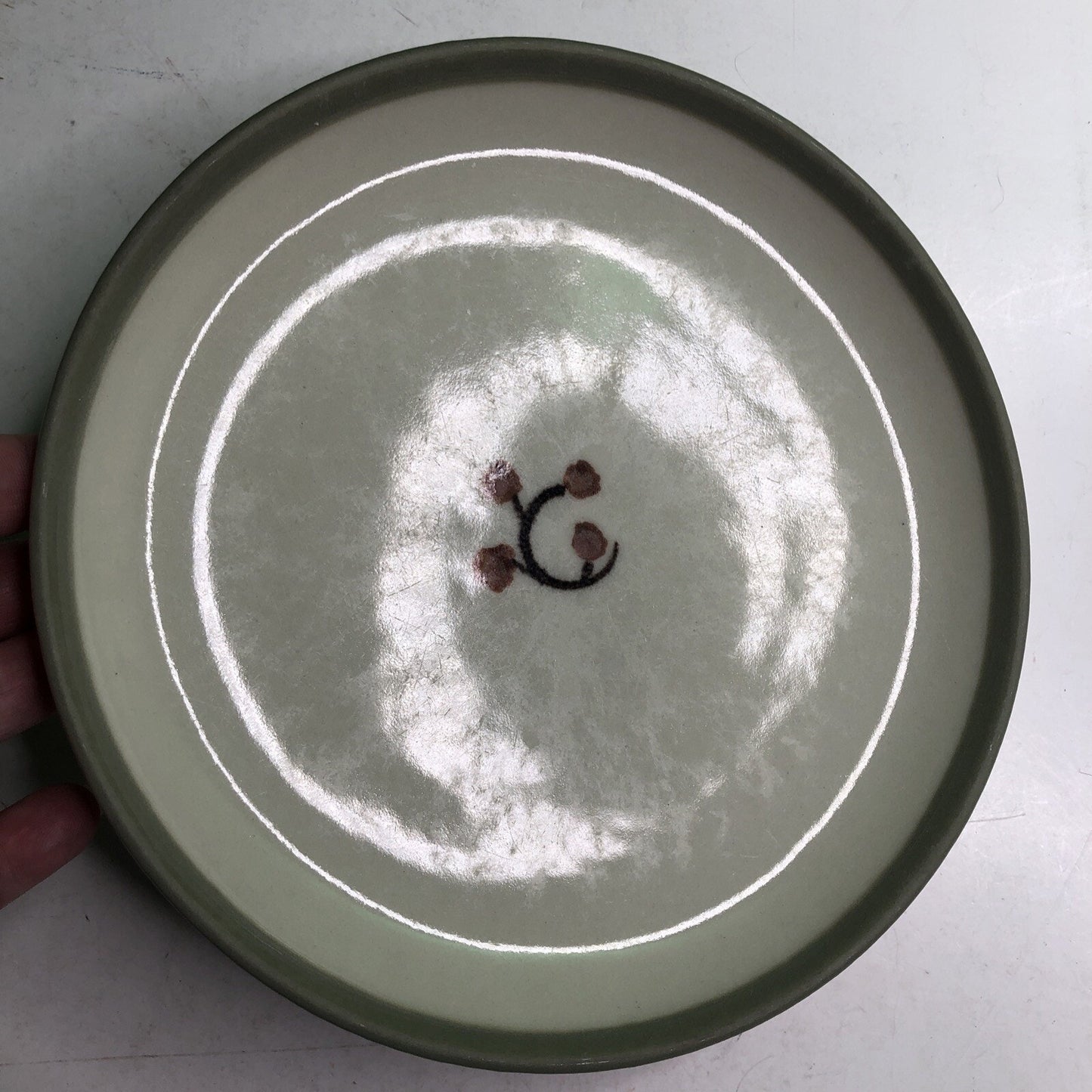 Winfield Gabriel Pasadena Pottery 7.5” Plate Twig & Tweed #227 Handmade