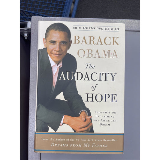 The Audacity of Hope by Barack Obama Hardcover w/DJ First Edition 2006