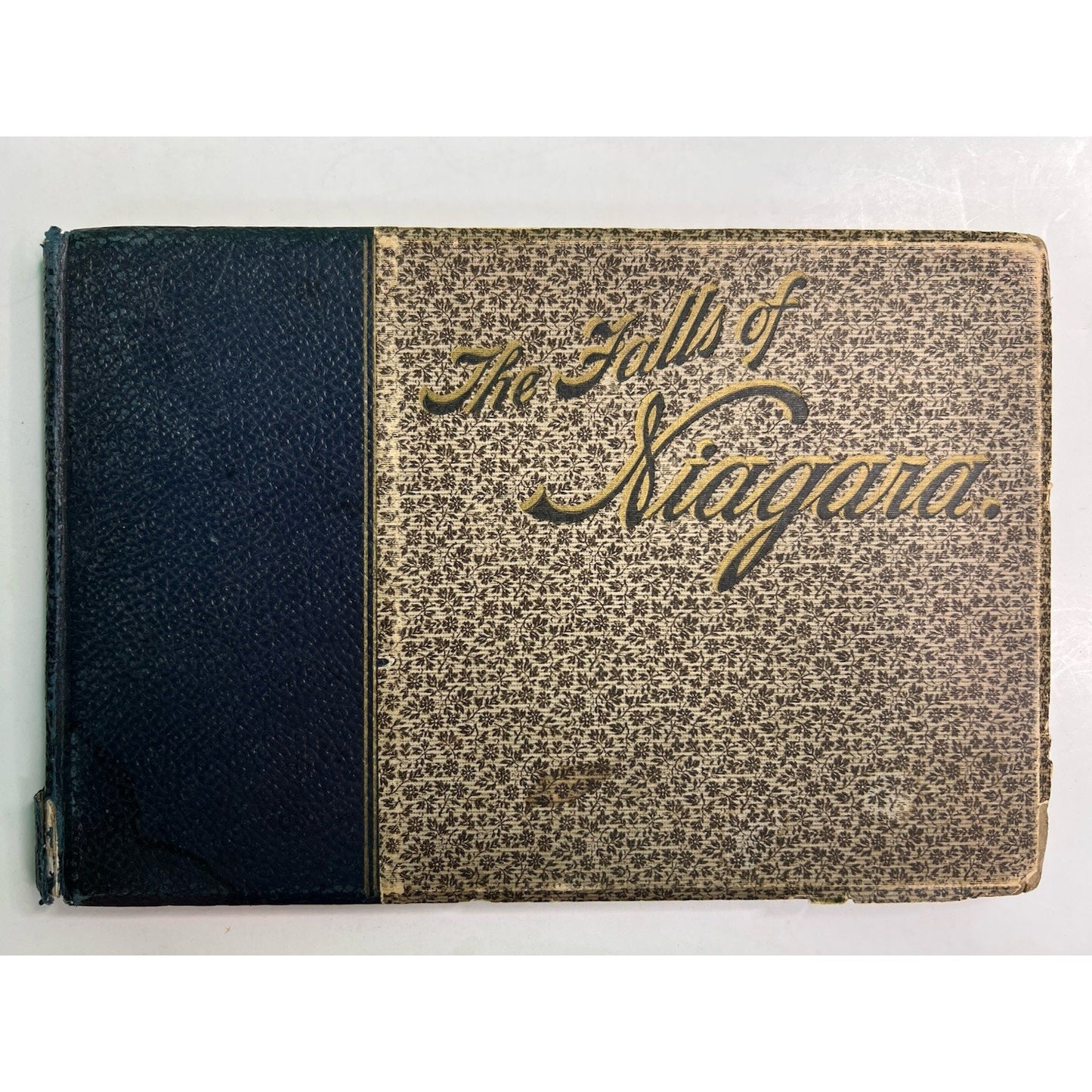 NIAGARA FALLS SOUVENIR BOOK EARLY 1900's Hardcover PICTURE BOOK With Advertising