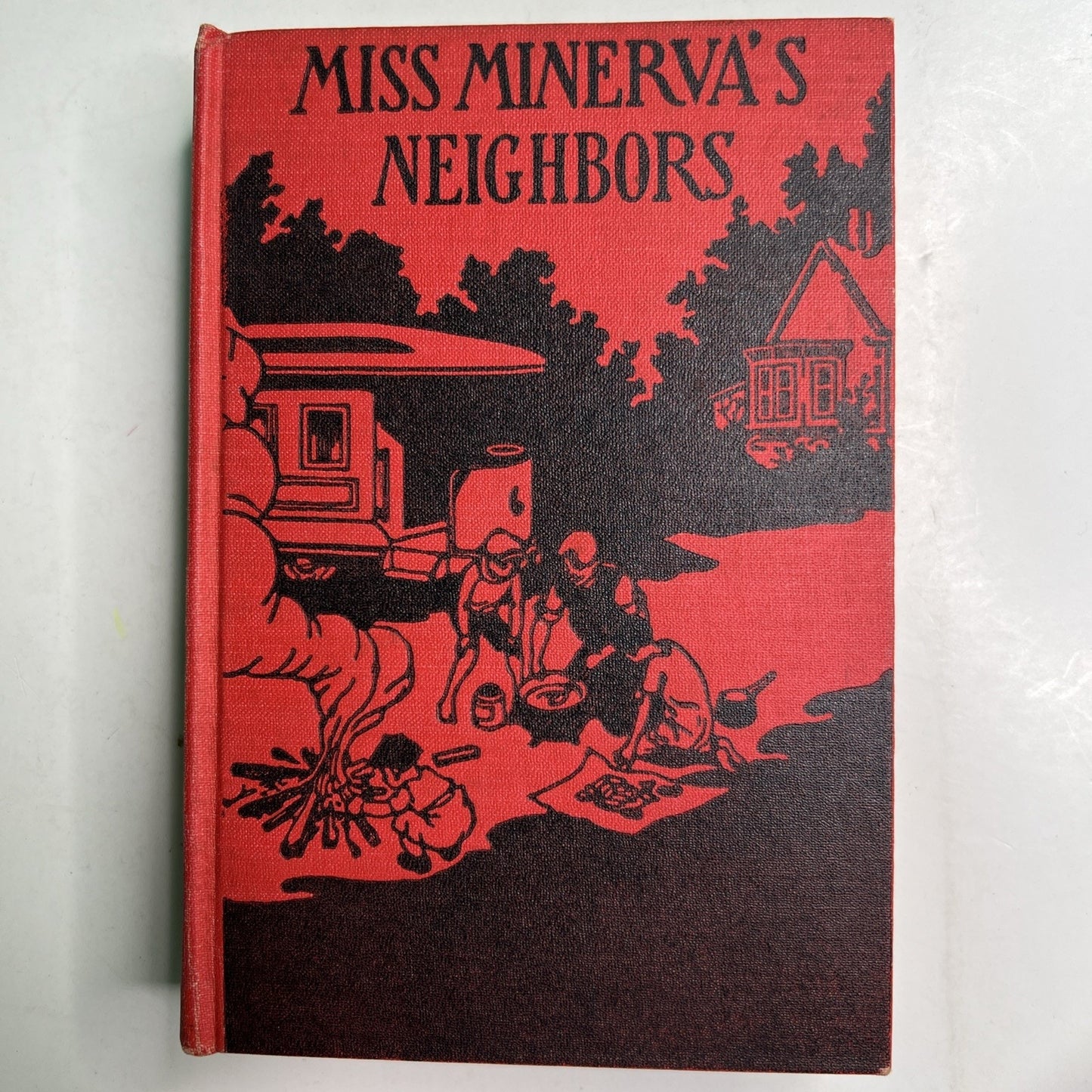 1929 MISS MINERVA'S NEIGHBORS by Emma Speed Sampson 1st Edition HC Illustrated
