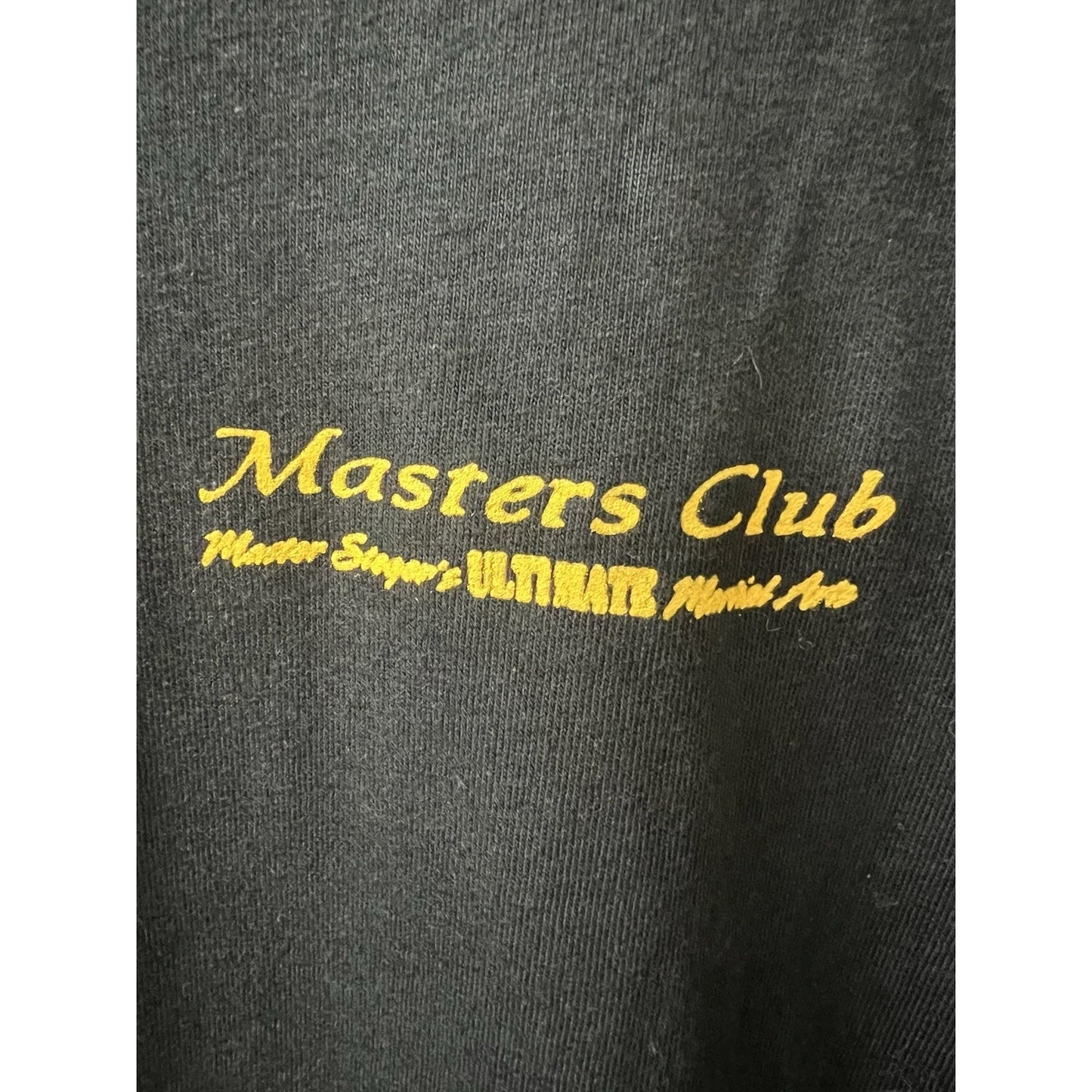 Adult Large Master Steger’s Ultimate Martial Arts Masters Club Tshirt Mobile AL