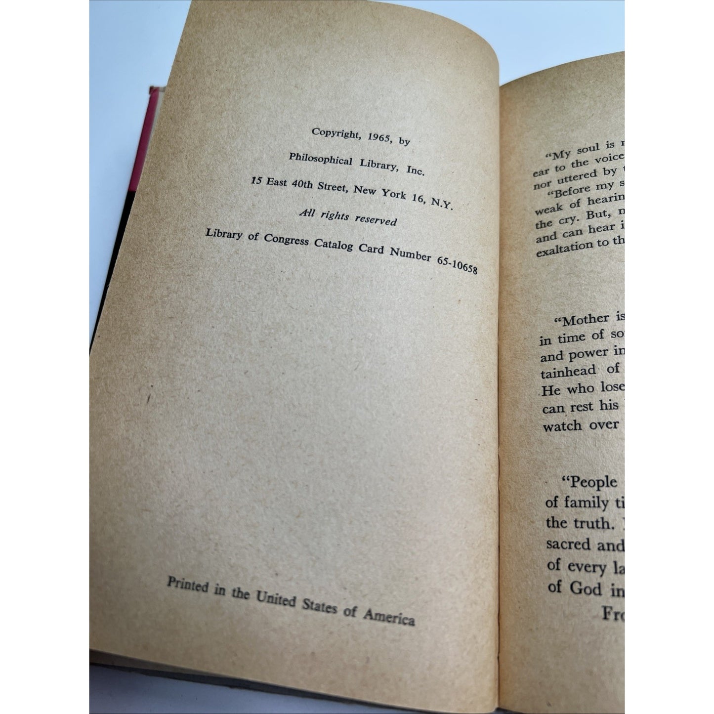 Kahlil Gibran MIRRORS OF THE SOUL 1st Edition 1st Pr, Joseph Sheban (1965 HB DJ)