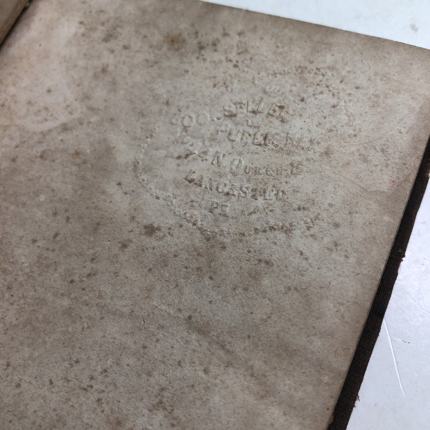 First Lessons In Greek by N.C. Brooks, A.M. 1851 6th Edition HC 1860