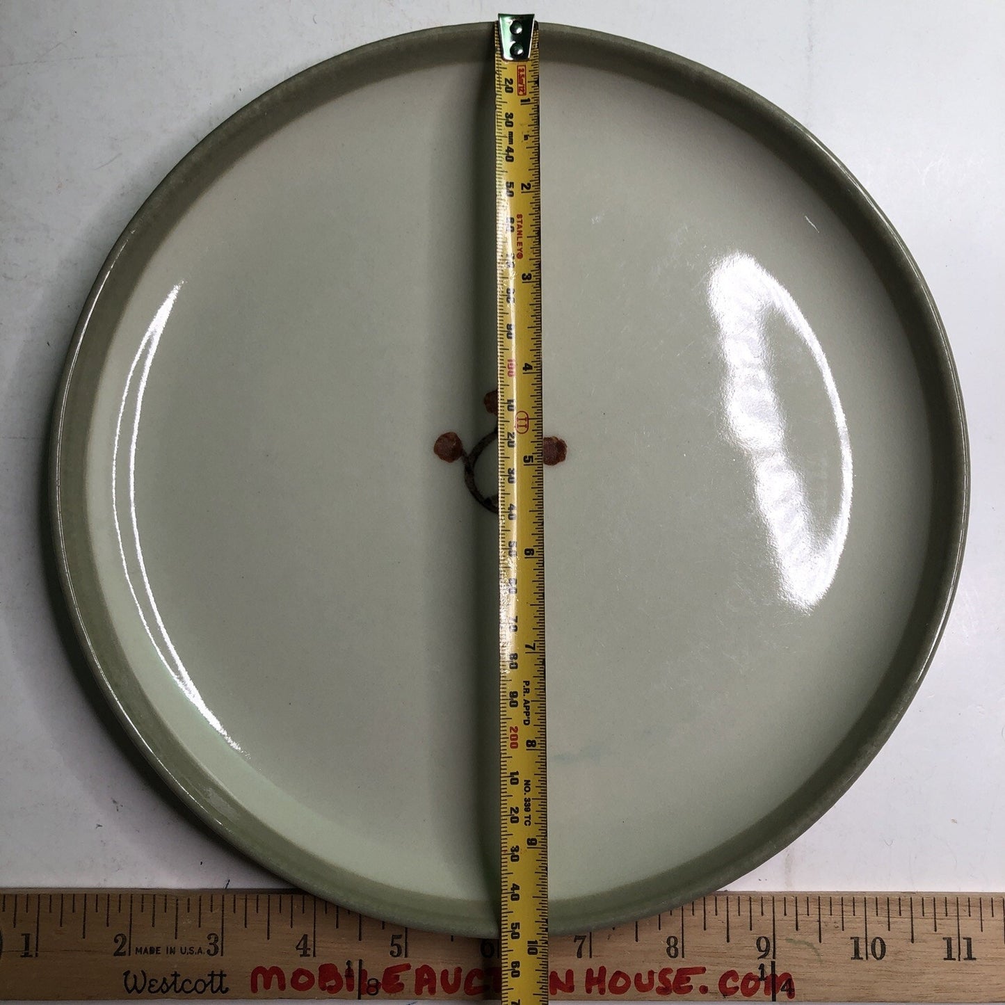 Winfield Gabriel Pasadena Pottery 10” Dinner Plate Twig & Tweed #227 Handmade