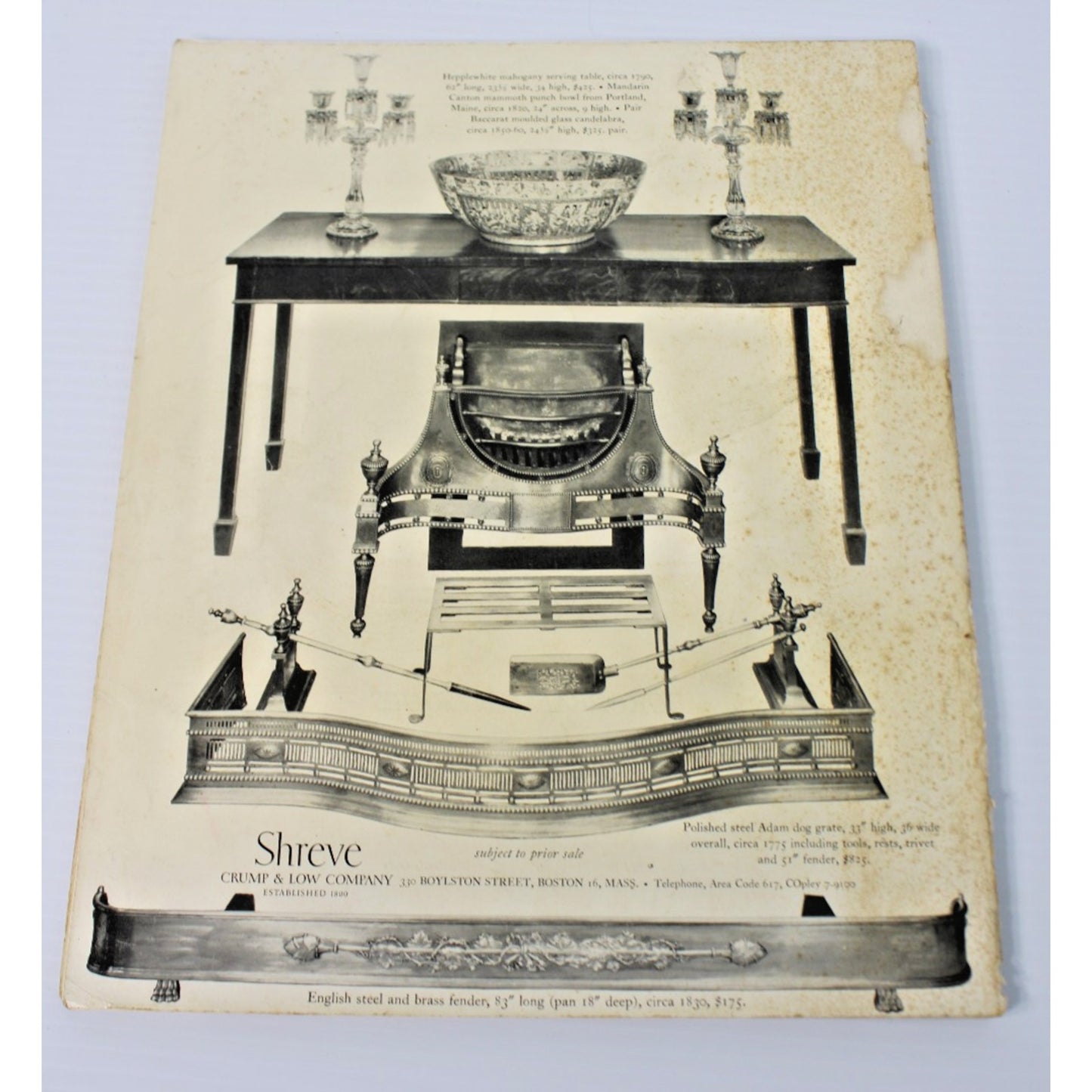 Lot of 3 "Antiques" Magazines ca.1963-64; Identification, Interior Design, Decor