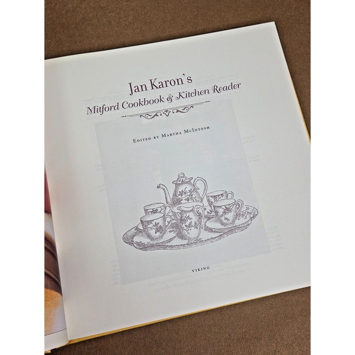 Jan Karon's Mitford Cookbook & Kitchen Reader FIRST EDITION Hardcover (2004)