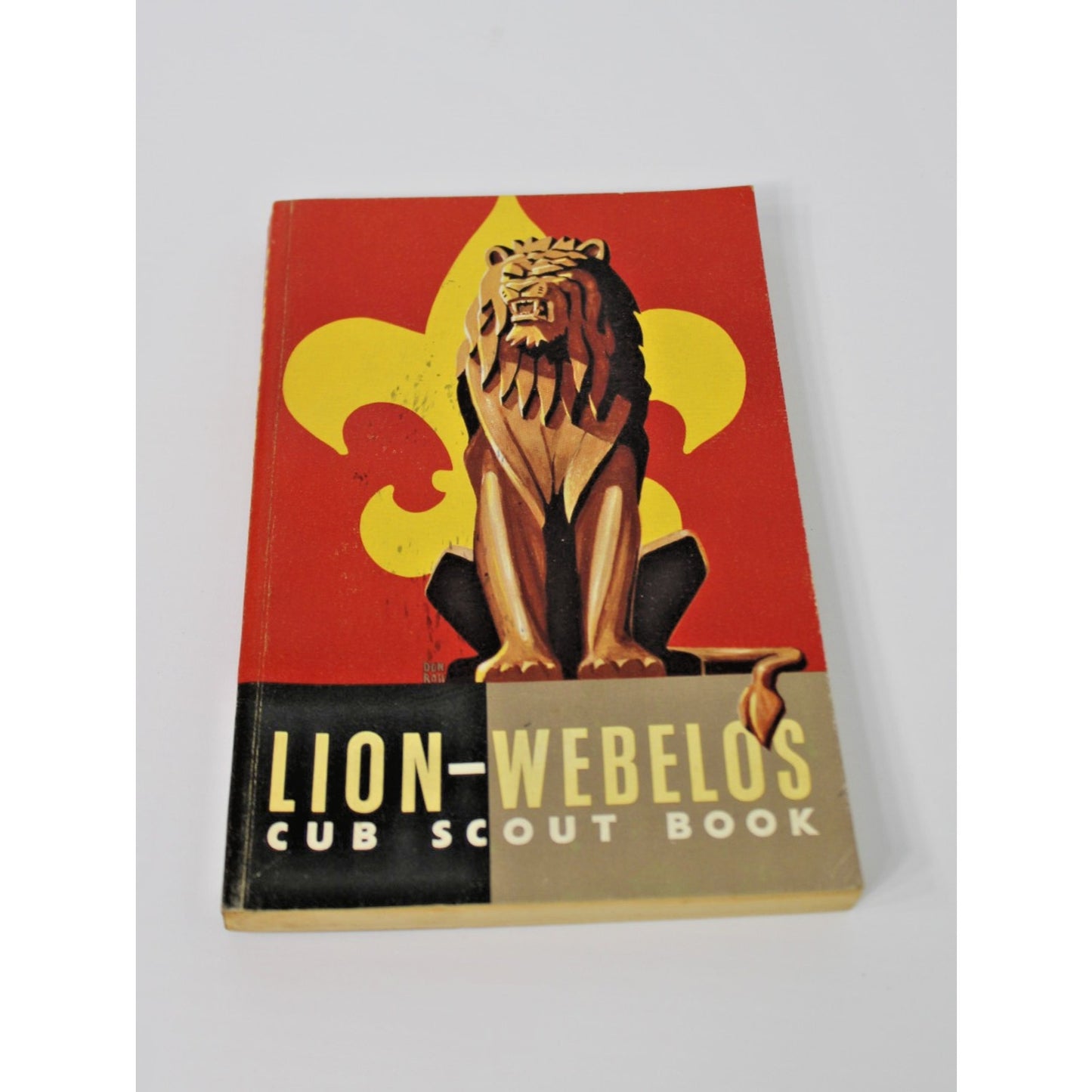 Vintage 1965 Lion-Webelos Cub Scout Book by the Boys Scout Of America (BSA)