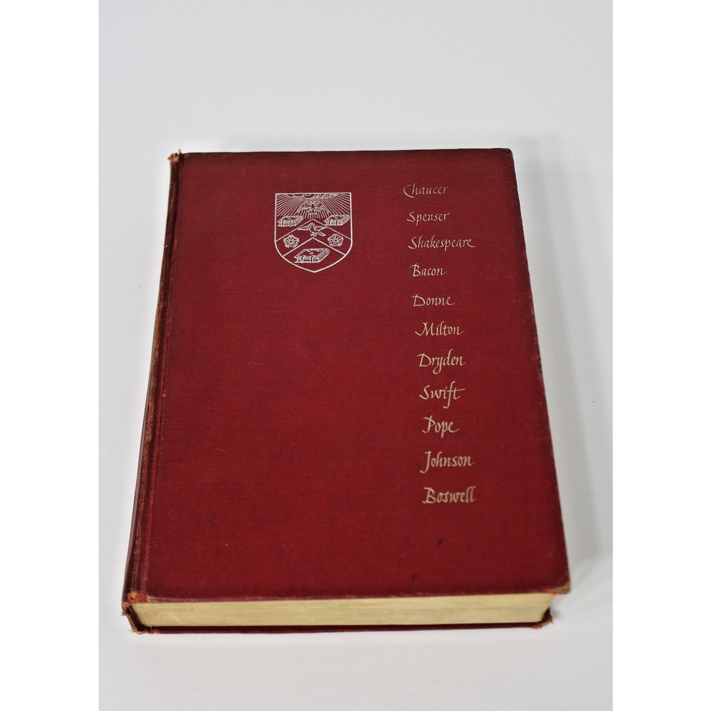 Major British Writers Enlarged Edition Vol. 1 Chaucer Shakespeare 1959 Hardcover