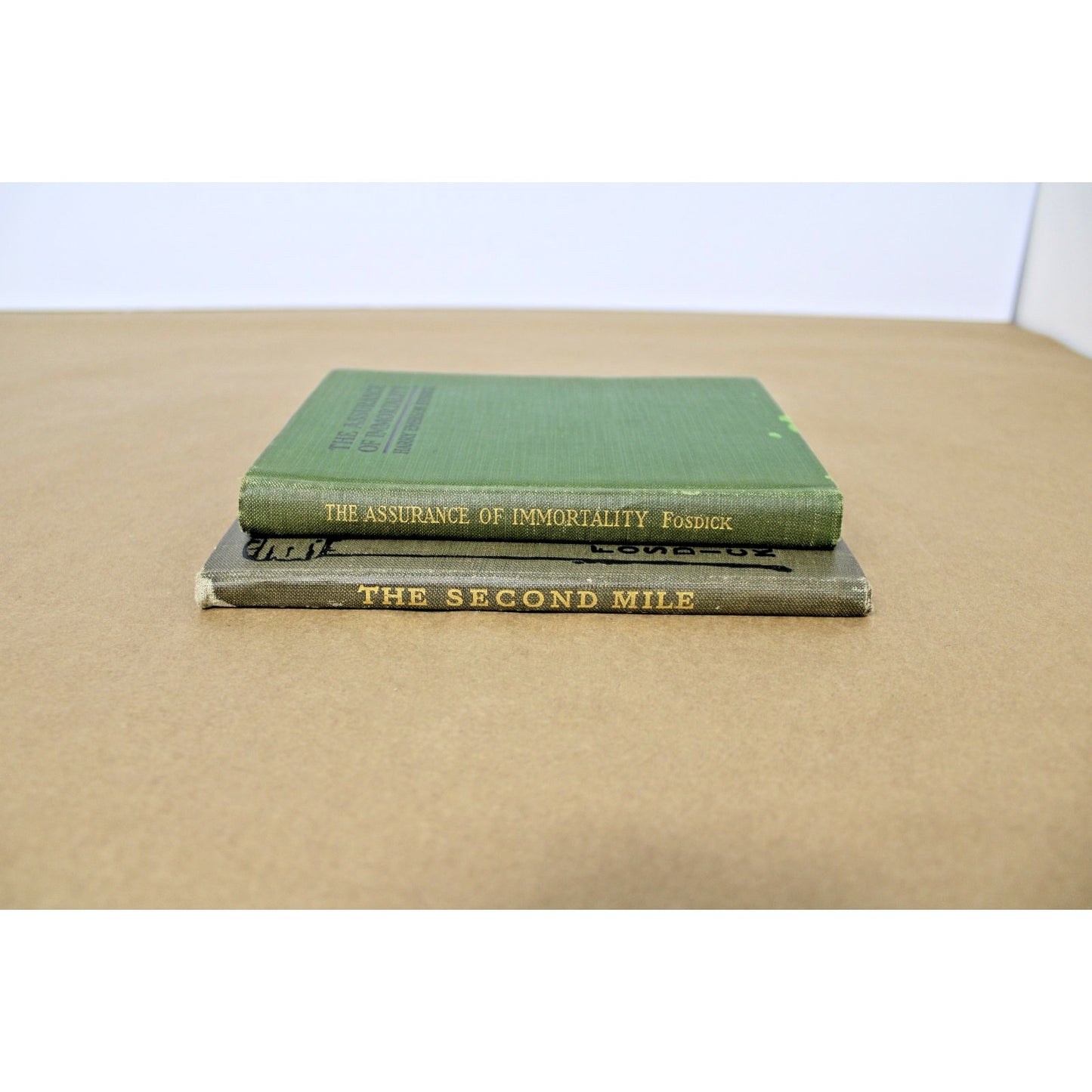 Harry Emerson Fosdick: The Second Mile and The Assurance of Immortality- RARE!