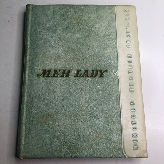 1945 MEH LADY YEARBOOK Mississippi State College For Women MSCW Columbus MS
