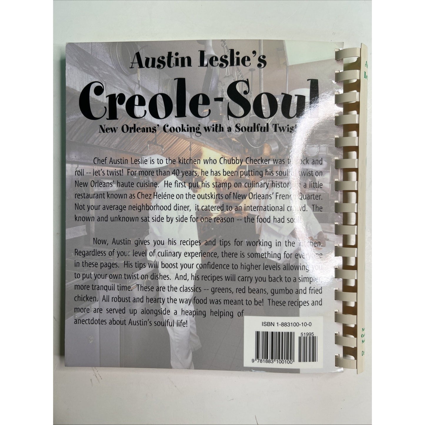 Austin Leslie's Creole-Soul New Orleans’ Cooking Soulful Twist *SIGNED* 2000