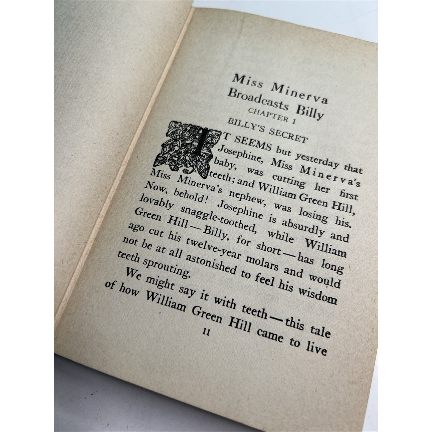 1925 1st Edition HC MISS MINERVA BROADCASTS BILLY by Emma Speed Sampson Illus.