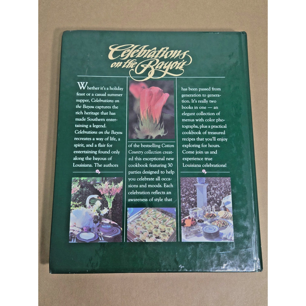 Vintage Celebrations on the Bayou 1989 1st Edition Junior League Monroe LA