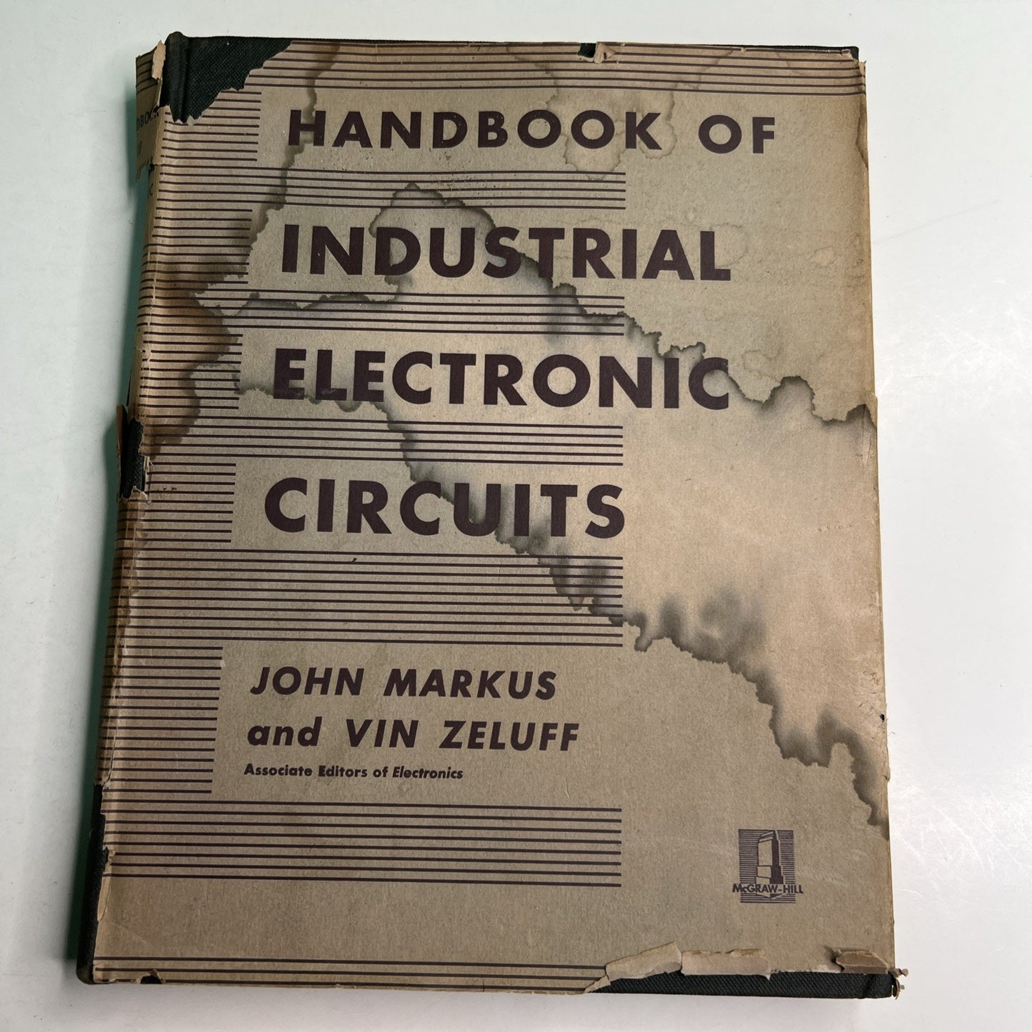 Vintage Handbook of Industrial Electronic Circuits Marcus & Zeluff 1948 1st Ed