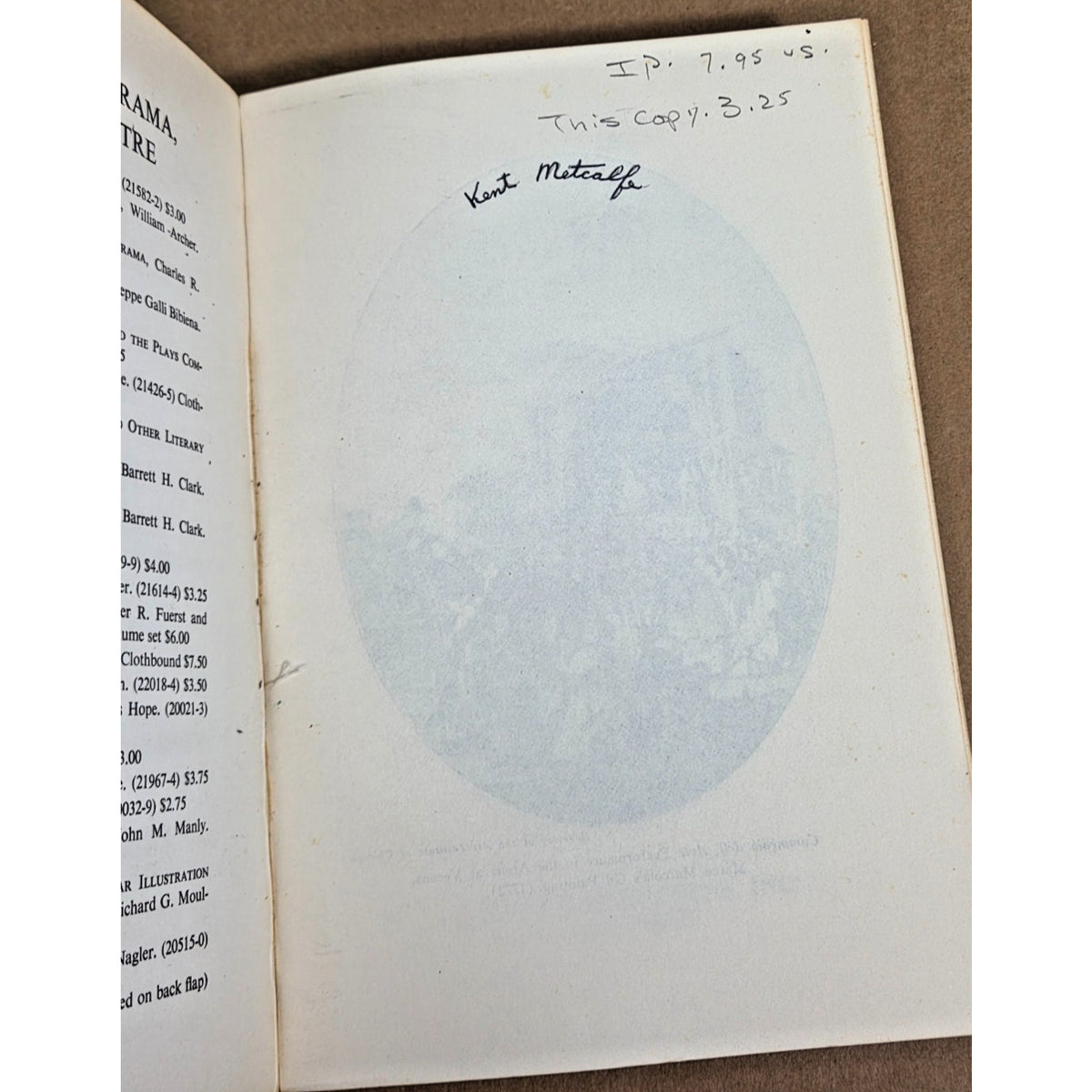 Vintage A. M. Nagler "A Source Book in Theatrical History" Dover Edition