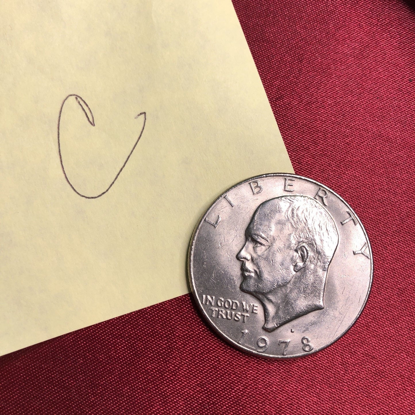 1978 President Eisenhower One Dollar Coin