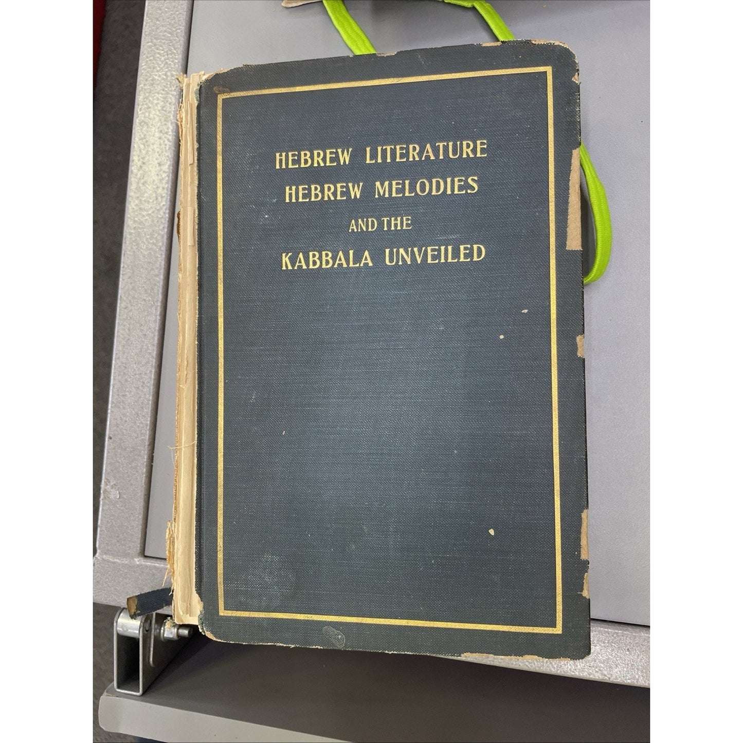 Hebrew Literature Hebrew Melodies And The Kabbala Unveiled Revised 1901 HC