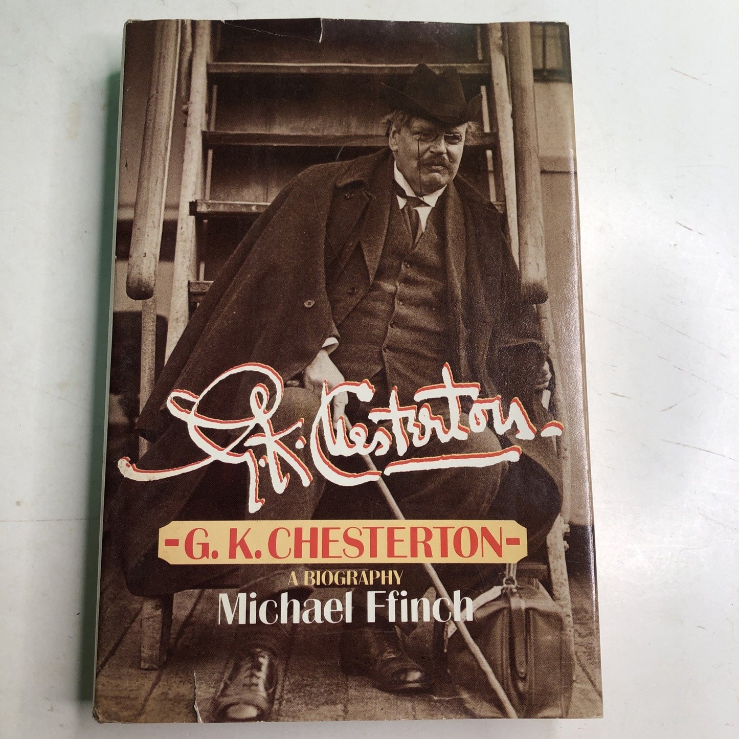 Michael Ffinch G. K. Chesterton 1st Edition 1986 HC DJ Biography Illustrated