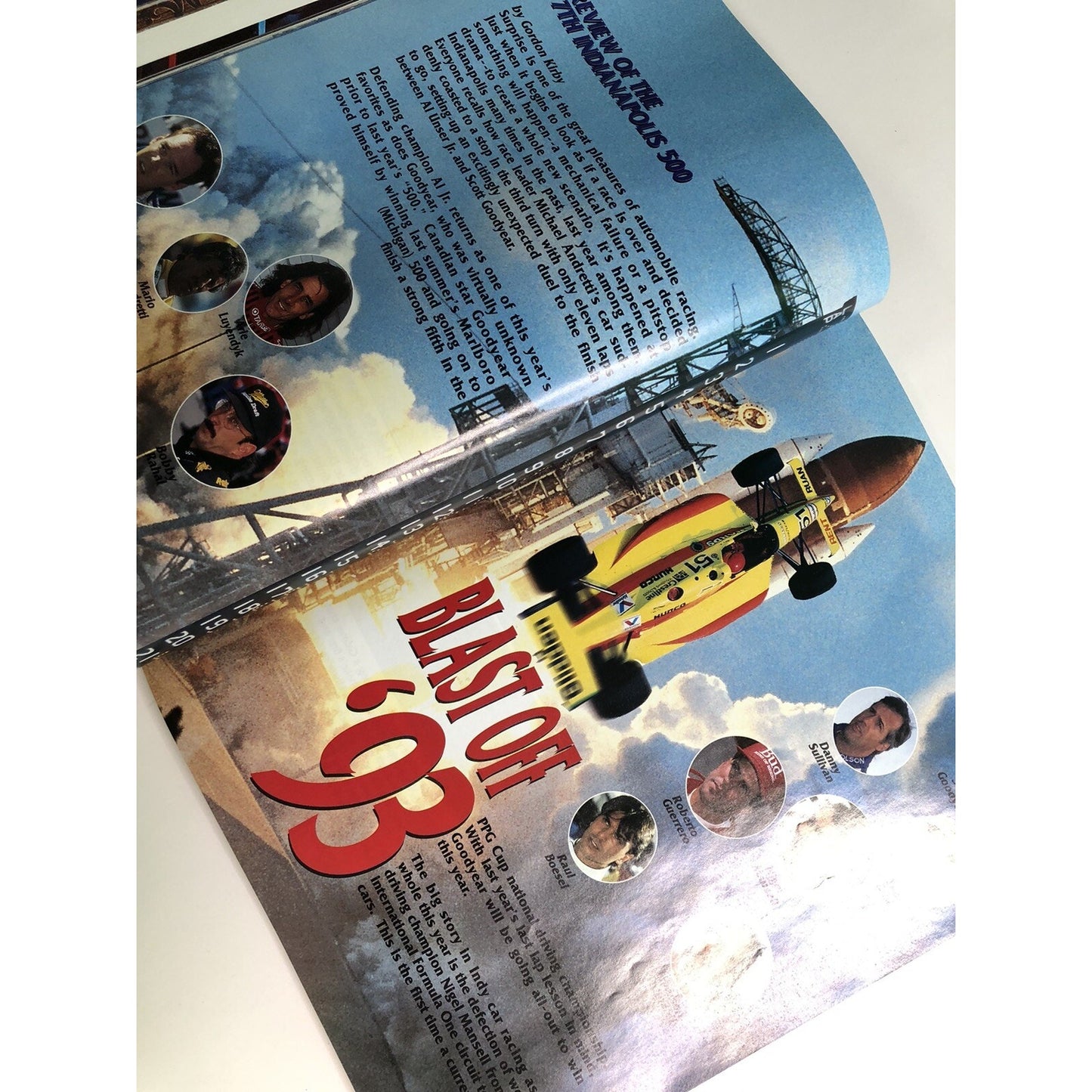 1993 77th Annual Indianapolis 500 Official Program And Tickets