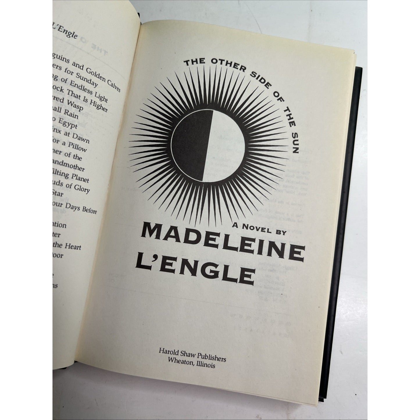 The Other Side of the Sun 1971 HC DJ by Madeleine L'Engle