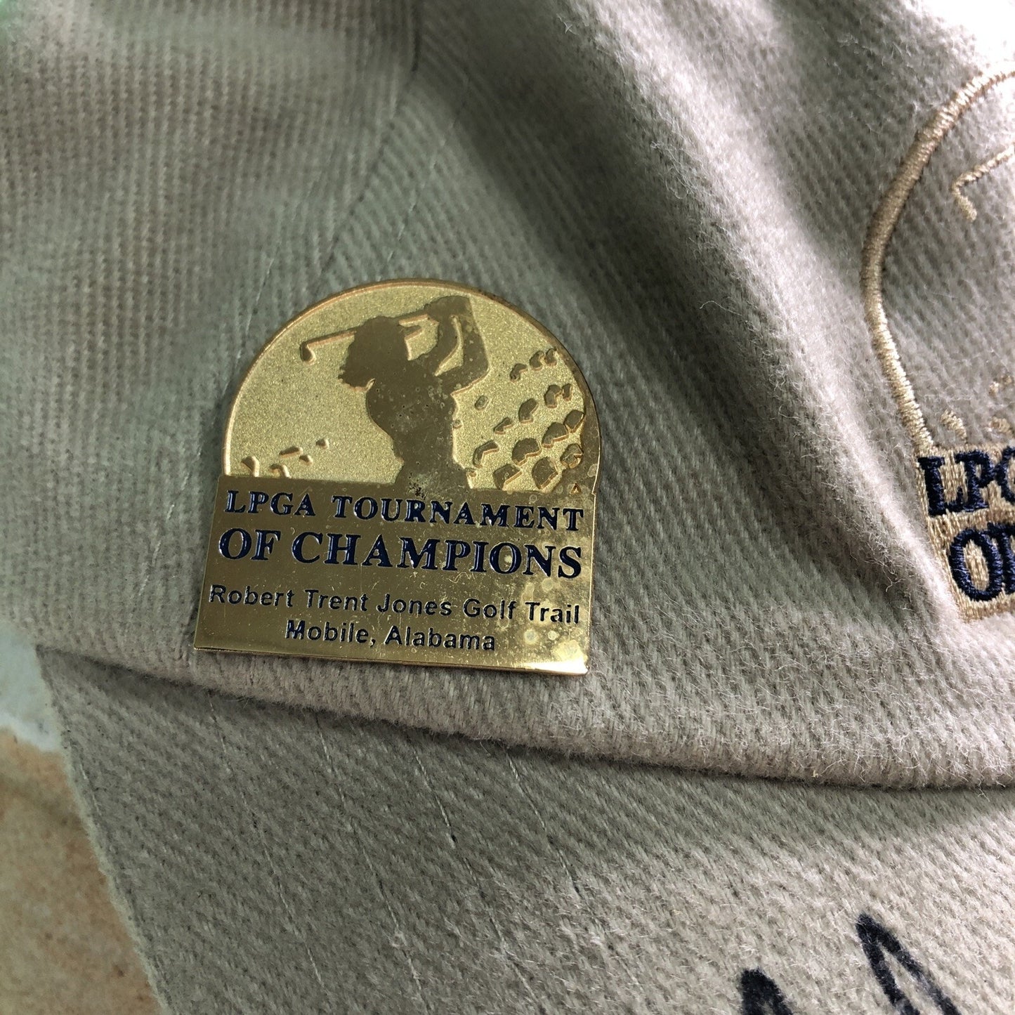 Autographed By Player Cap GOLF LPGA Tournament Of Champions RTJ Trail Mobile AL