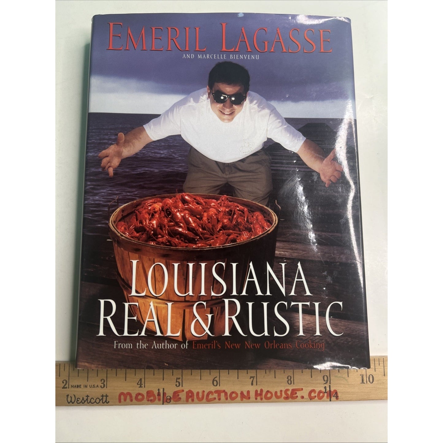 Louisiana Real and Rustic by Emeril Lagasse (1996, Hardcover) Cookbook