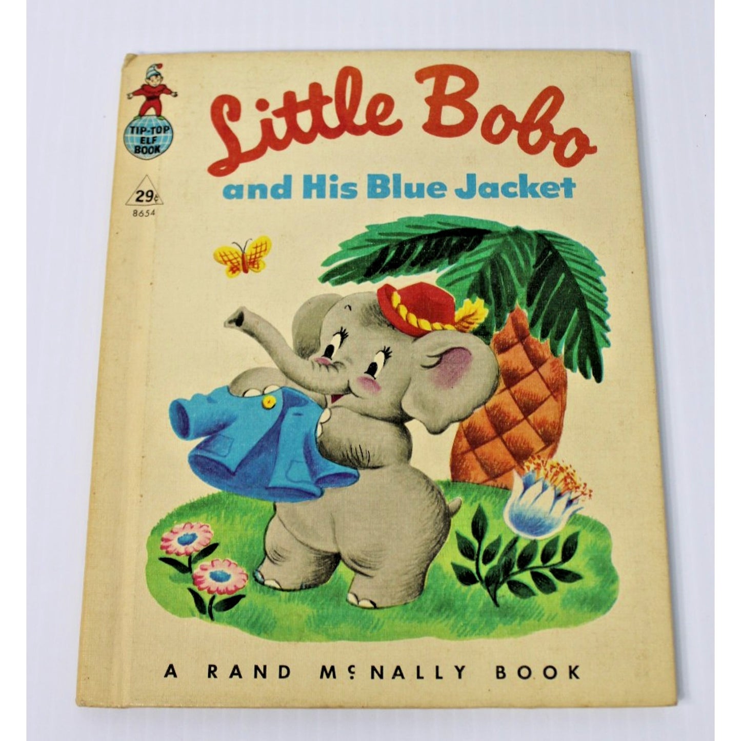 Rare Vintage 1953 "Little Bobo and His Blue Jacket" Alf Evers- Junior Elf Book