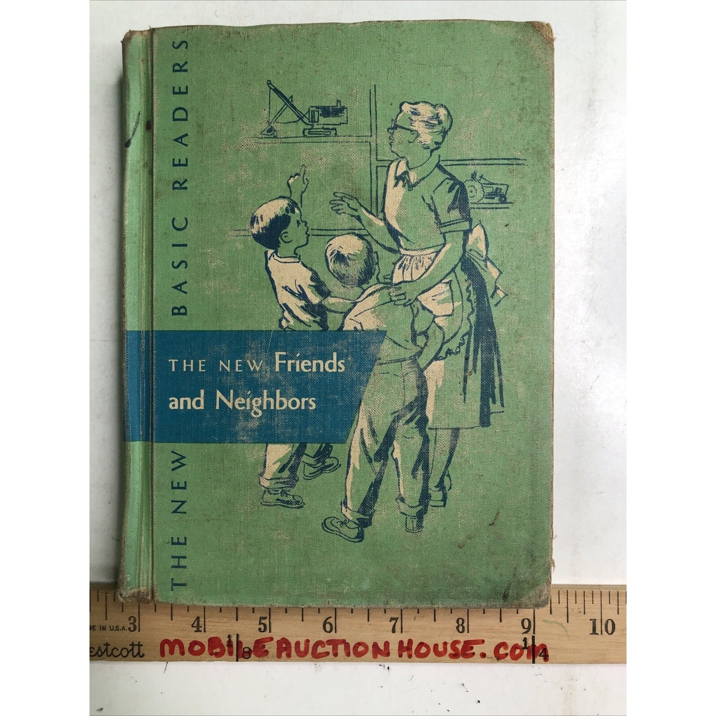 Rare 1956 The New Friends and Neighbors Dick and Jane New Basic Readers HC