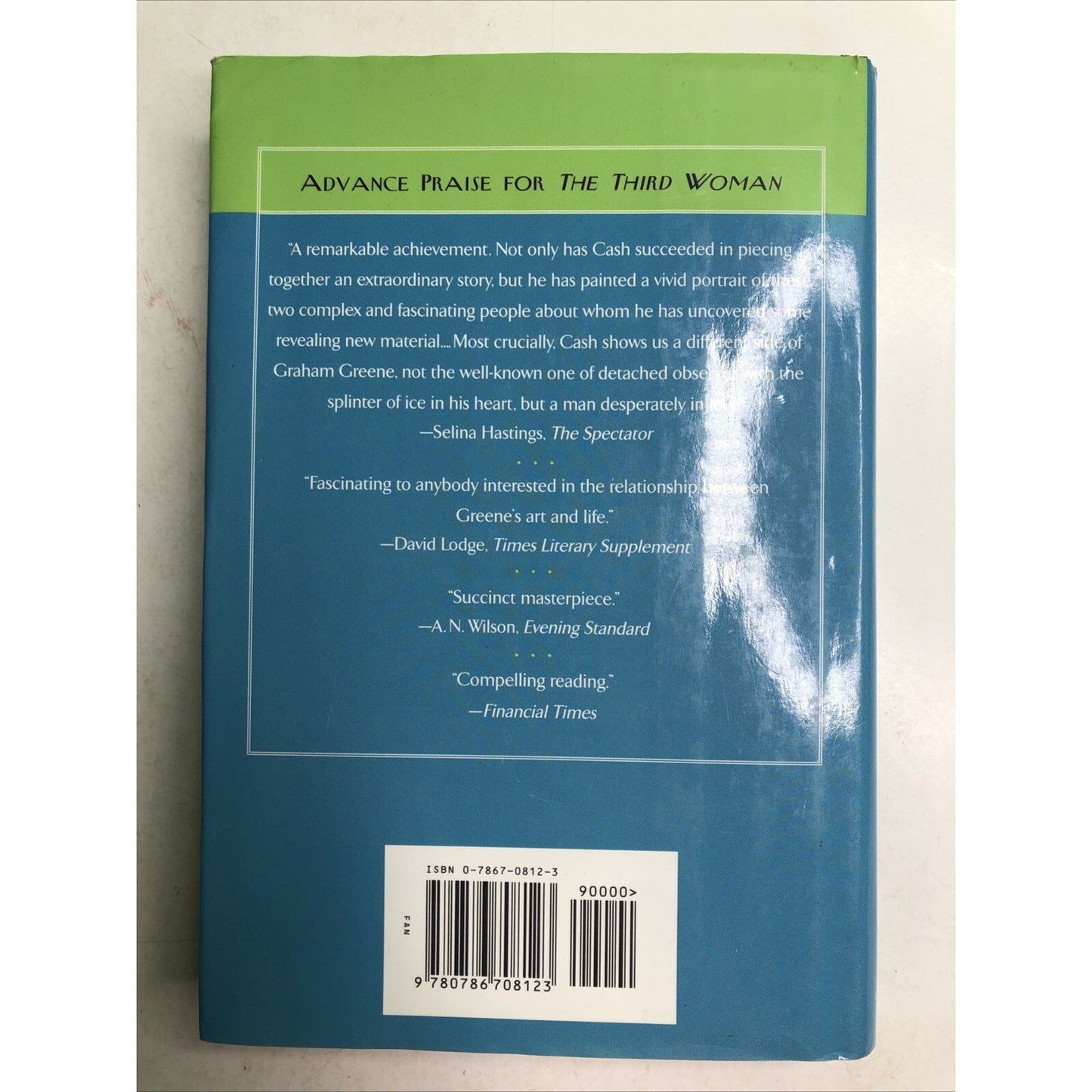 THE THIRD WOMAN: THE SECRET PASSION THAT INSPIRED THE END… By William Cash HC DJ