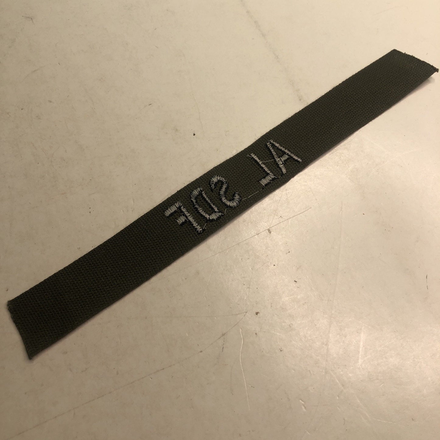 AL SDF MILITARY PATCH SEW ON NAME TAPE TAG US ARMY OLD STOCK