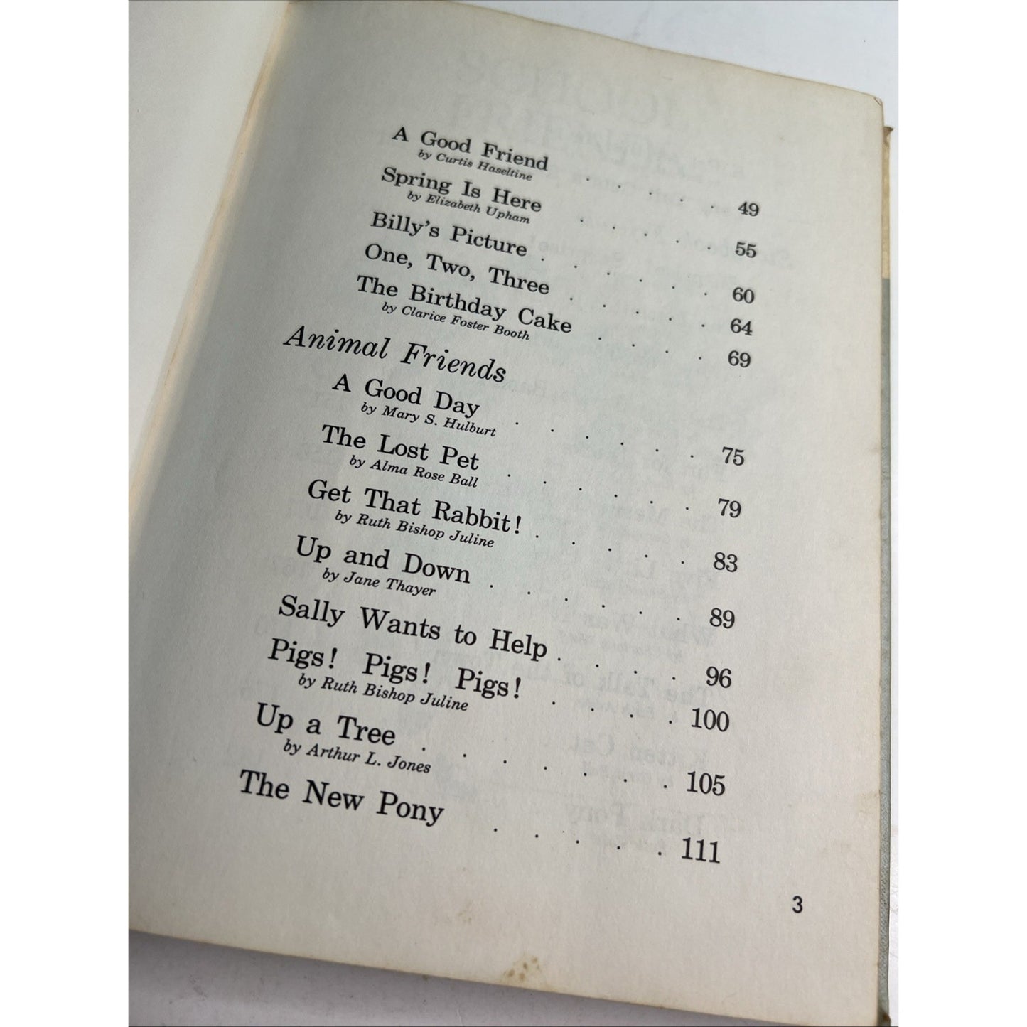 Vintage "More Fun With Our Friends" Hardbound Book By The New Basic Readers 1962