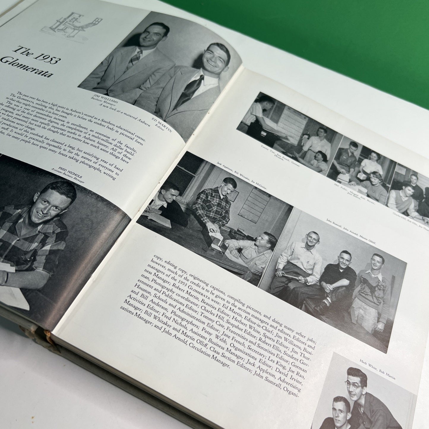 1953 Alabama Polytechnic Institute Yearbook Glomerata Auburn