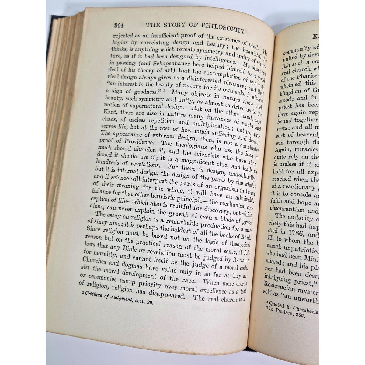 1927 Vintage "The Story of Philosophy" by Will Durant Hardcover Star Book