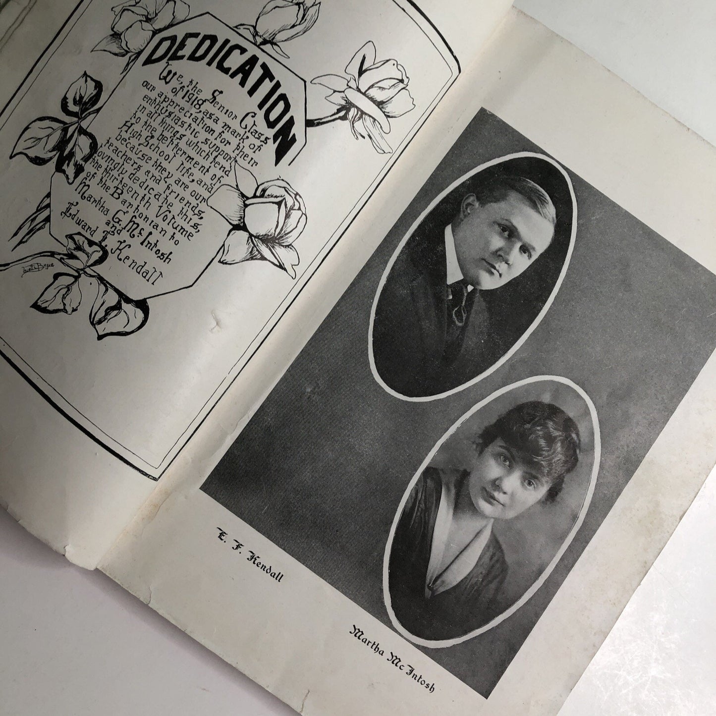 1918 BARTONIAN Yearbook Mobile High School Alabama Local History Barton Academy
