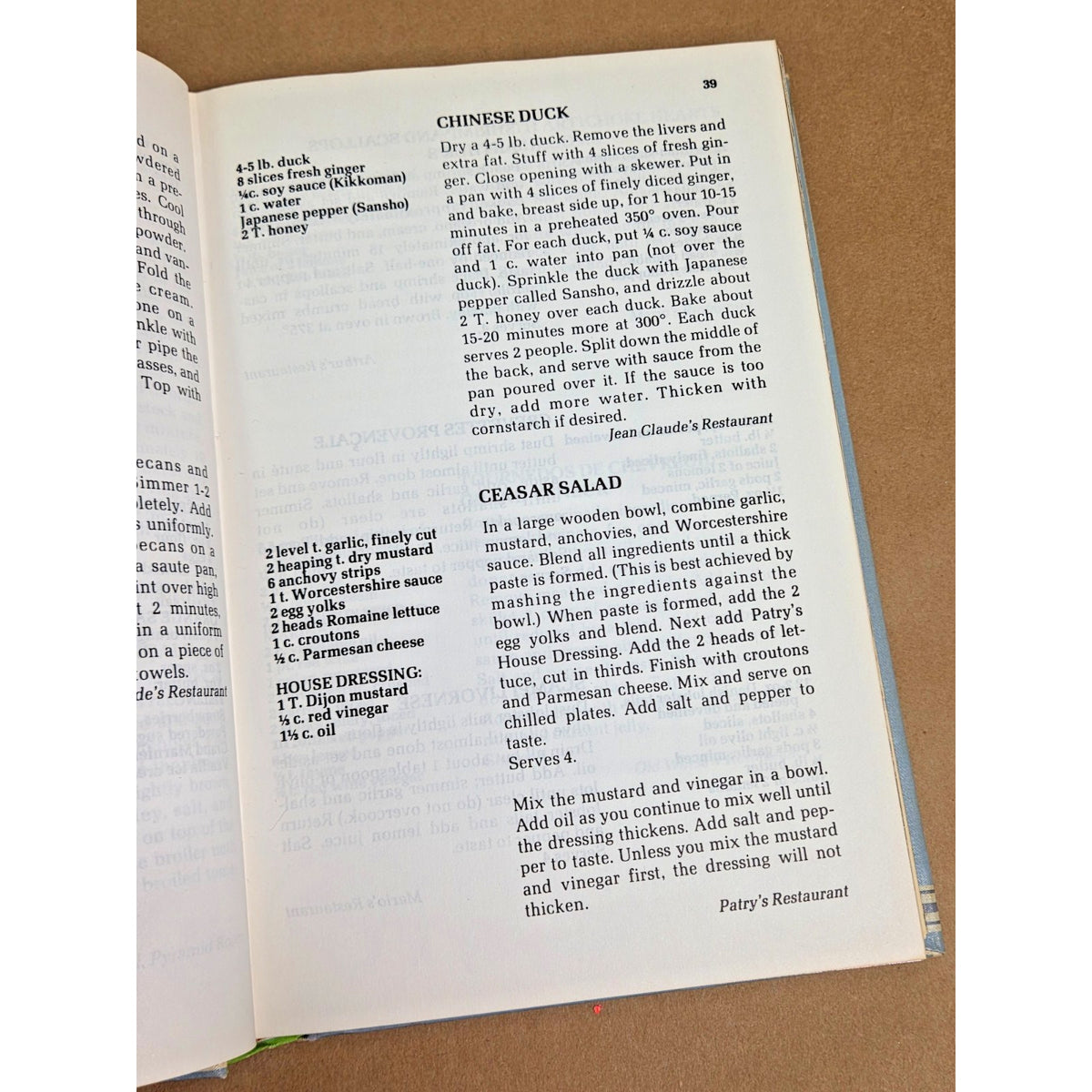 1979 Dallas Junior League Cookbook - Vintage Texas Recipes & Entertaining