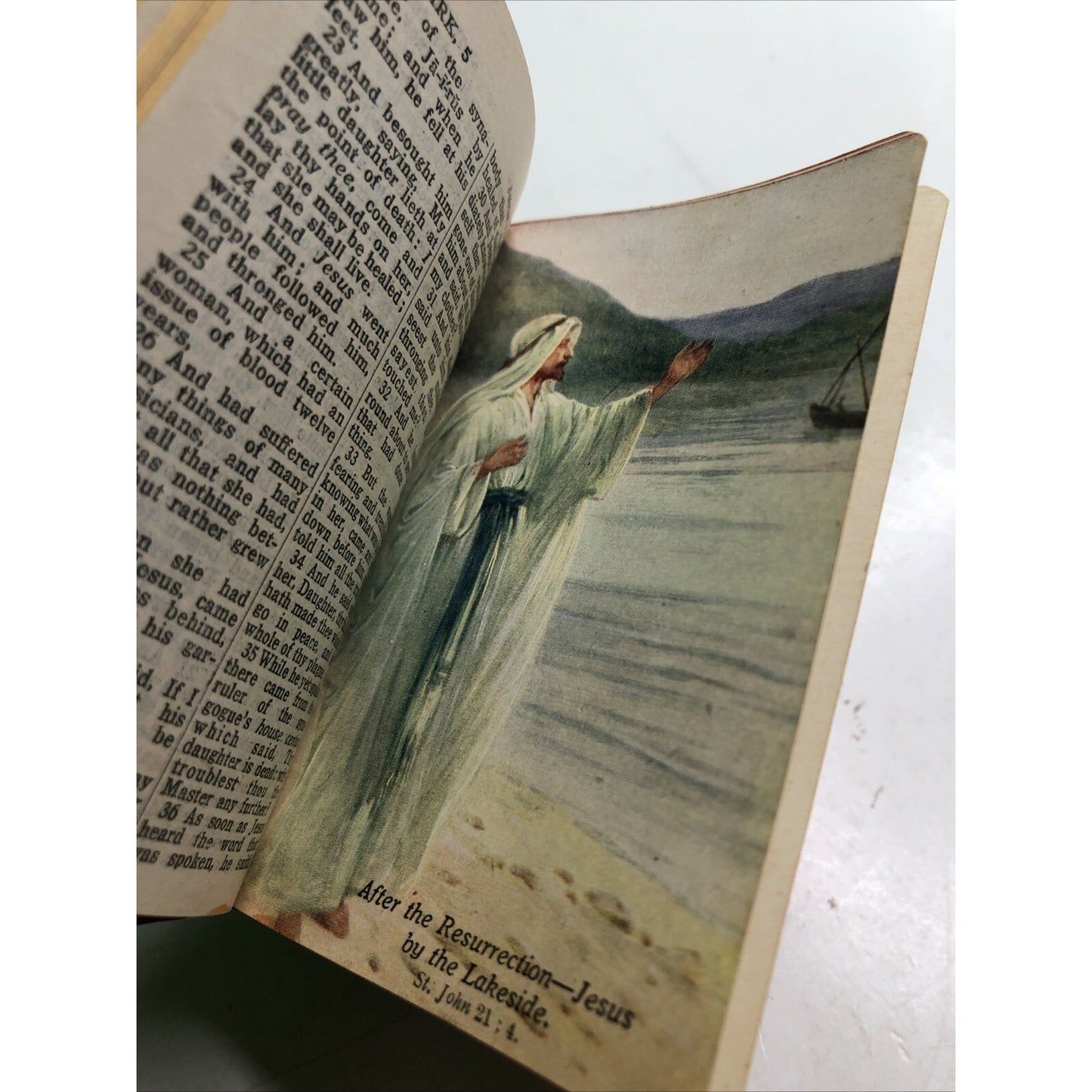 Bible Pocket New Testament Holy Scriptures SC 1943 Illustrated