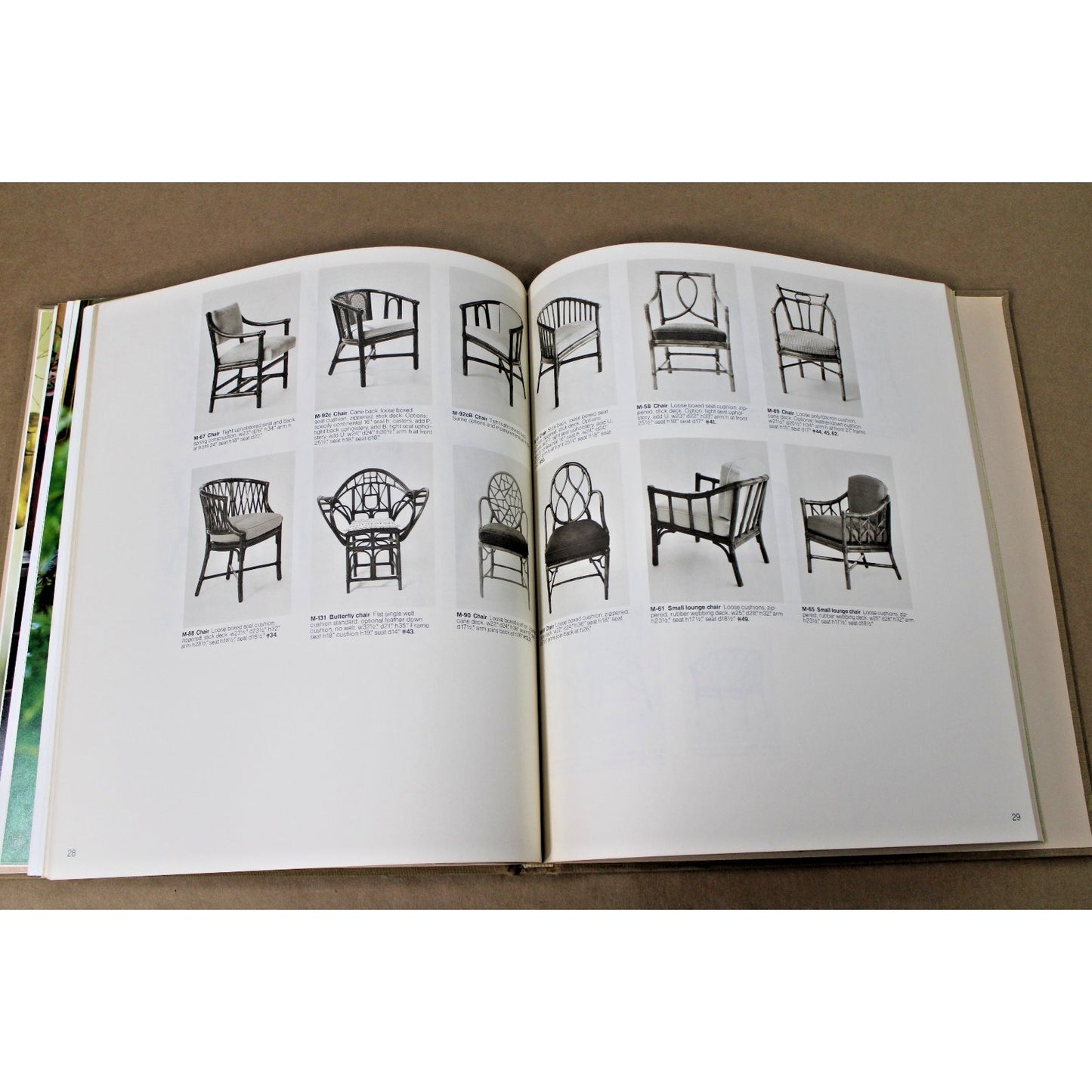 McGuire Furniture Portfolio by John & Elinor McGuire Hardcover 1979