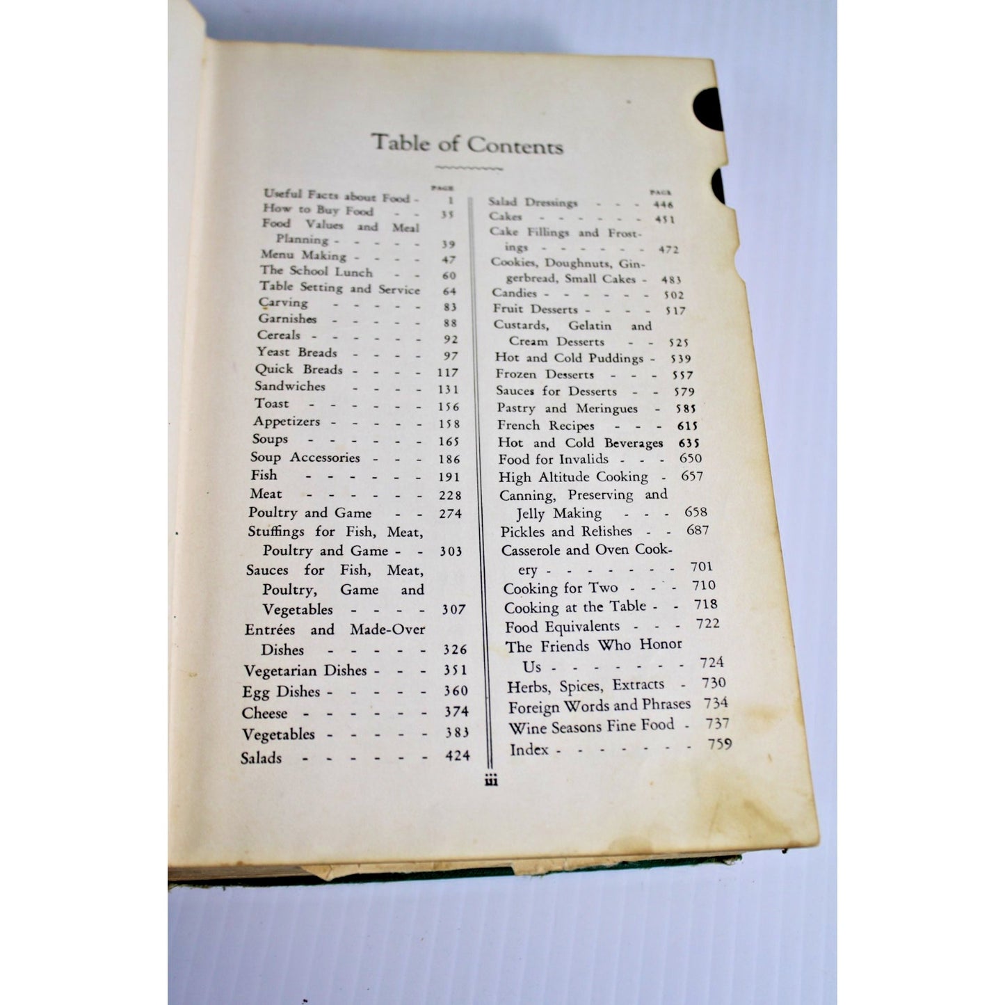 Vintage 1939 The American Woman's Cook Book Hardcover Thumb Indexed