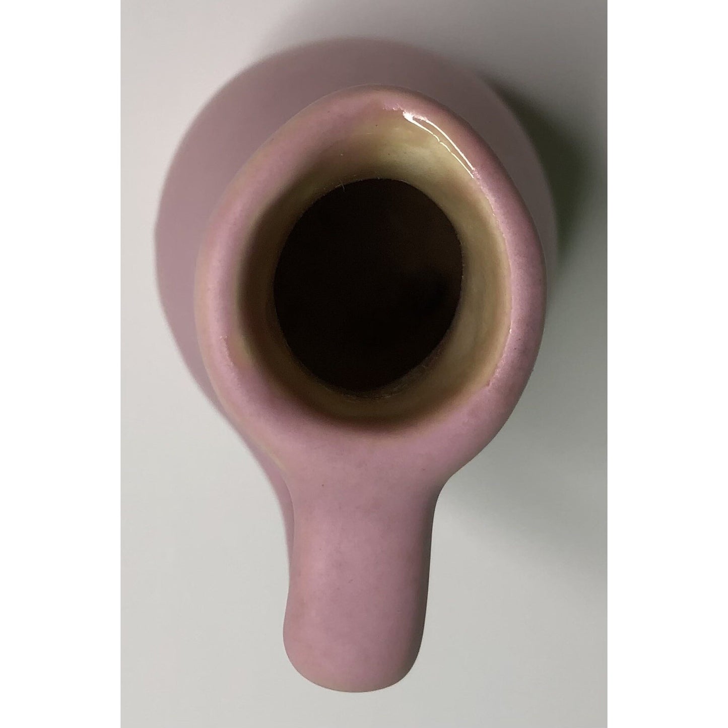 Vintage KELLOGGS POTTERY CREAMER Vase Pink Northern Michigan